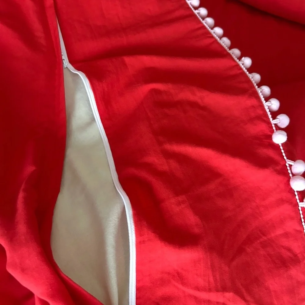 Festive Red Christmas Blanket